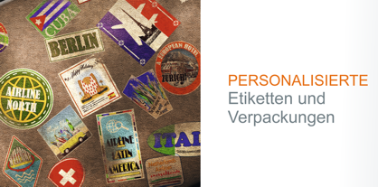 Umfangreiche M&ouml;glichkeiten zur Individualisierung der Etiketten und flexiblen Verpackungen