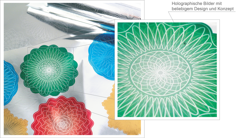 Erstellung eines Metalflex-Hologramms